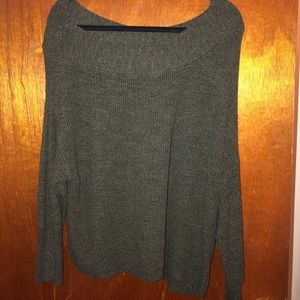 Off the shoulder free people sweater